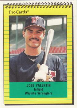 1991 ProCards #2606 Jose Valentin Front