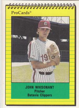 1991 ProCards #3484 John Whisonant Front