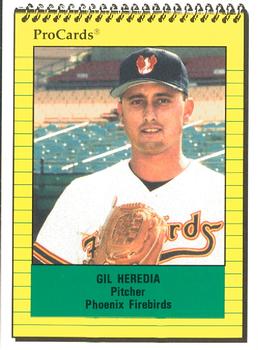 1991 ProCards #61 Gil Heredia Front