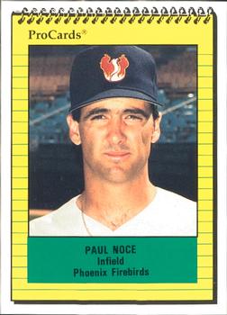 1991 ProCards #72 Paul Noce Front
