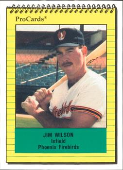 1991 ProCards #77 Jim Wilson Front
