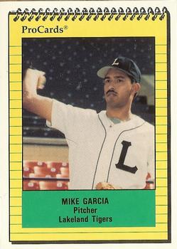 1991 ProCards #261 Mike Garcia Front