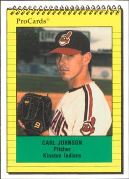1991 ProCards #315 Carl Johnson Front