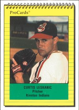 1991 ProCards #317 Curt Leskanic Front