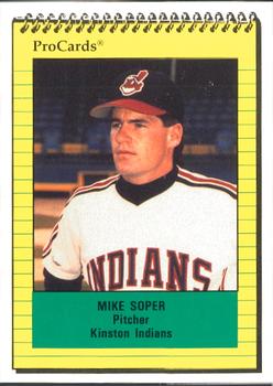 1991 ProCards #324 Mike Soper Front