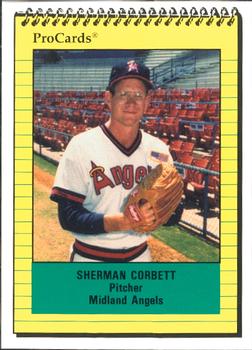 1991 ProCards #430 Sherman Corbett Front