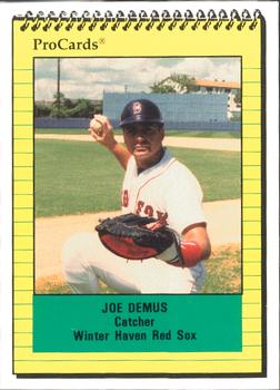 1991 ProCards #491 Joe Demus Front