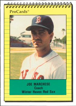 1991 ProCards #506 Joe Marchese Front