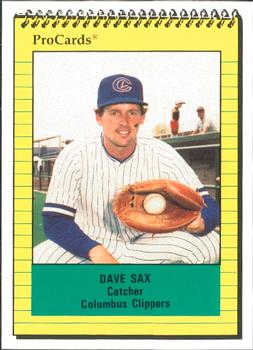 1991 ProCards #600 Dave Sax Front
