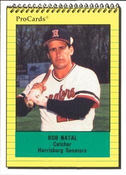 1991 ProCards #630 Bob Natal Front