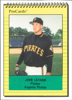 1991 ProCards #801 John Latham Front