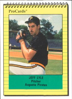 1991 ProCards #802 Jeff Lyle Front