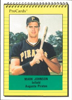 1991 ProCards #811 Mark Johnson Front