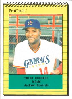 1991 ProCards #932 Trent Hubbard Front