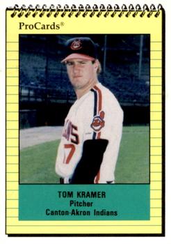 1991 ProCards #978 Tom Kramer Front