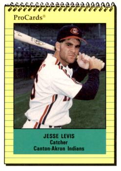 1991 ProCards #981 Jesse Levis Front