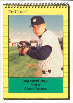 1991 ProCards #1006 Tom Popplewell Front