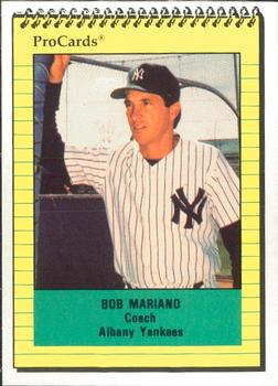 1991 ProCards #1025 Bob Mariano Front