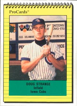 1991 ProCards #1071 Doug Strange Front