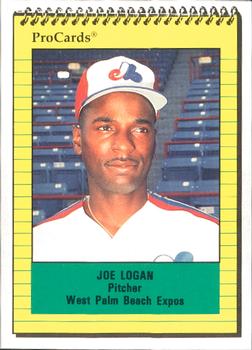 1991 ProCards #1223 Joe Logan Front