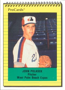 1991 ProCards #1225 John Polasek Front