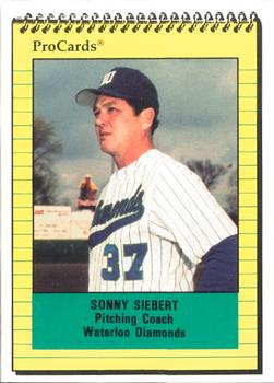 1991 ProCards #1274 Sonny Siebert Front