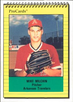 1991 ProCards #1282 Mike Milchin Front
