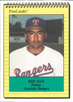 1991 ProCards #1309 Nick Felix Front