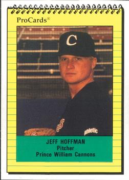 1991 ProCards #1421 Jeff Hoffman Front