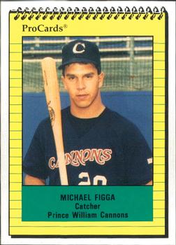 1991 ProCards #1430 Michael Figga Front