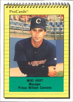 1991 ProCards #1442 Mike Hart Front