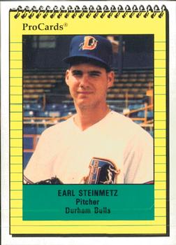 1991 ProCards #1544 Earl Steinmetz Front
