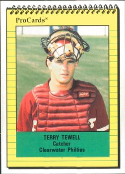 1991 ProCards #1625 Terry Tewell Front