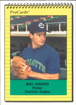1991 ProCards #1688 Mike Sodders Front