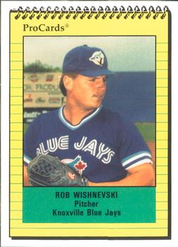 1991 ProCards #1769 Rob Wishnevski Front