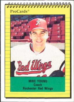 1991 ProCards #1920 Mike Young Front