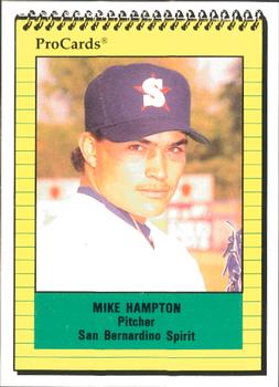 1991 ProCards #1982 Mike Hampton Front