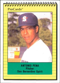 1991 ProCards #1986 Antonio Pena Front