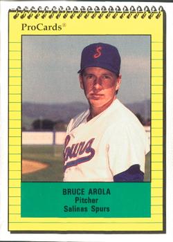 1991 ProCards #2234 Bruce Arola Front