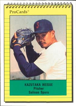 1991 ProCards #2236 Kazutaka Ikesue Front