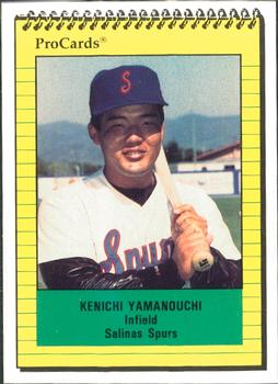 1991 ProCards #2254 Kenichi Yamanouchi Front