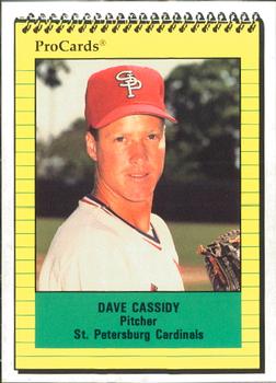 1991 ProCards #2266 Dave Cassidy Front