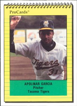 1991 ProCards #2298 Apolinar Garcia Front