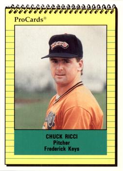 1991 ProCards #2362 Chuck Ricci Front