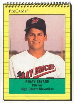 1991 ProCards #2384 Renay Bryand Front
