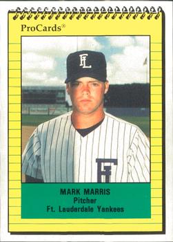 1991 ProCards #2421 Mark Marris Front