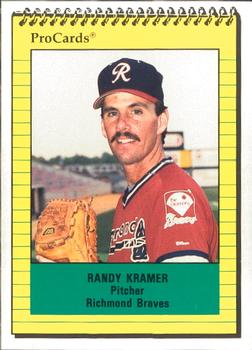 1991 ProCards #2561 Randy Kramer Front