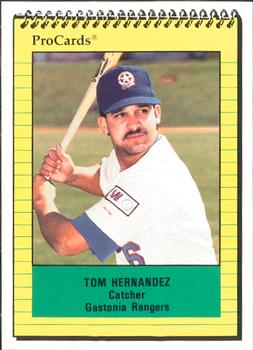 1991 ProCards #2692 Tom Hernandez Front