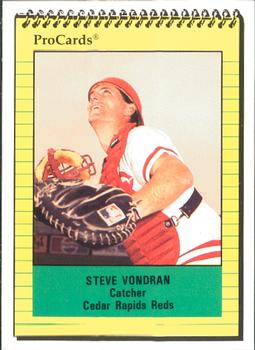 1991 ProCards #2723 Steve Vondran Front