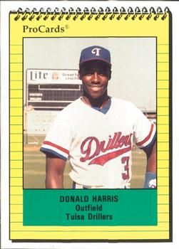 1991 ProCards #2785 Donald Harris Front